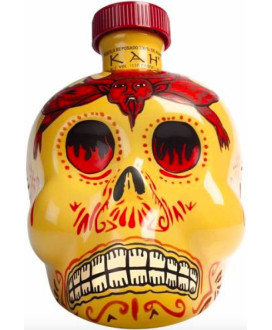 Vendita online tequila bottiglia a forma di teschio Kah. Shop on line tequila reposado Kah teschio