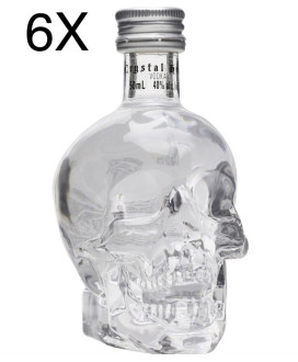 Vendita online Vodka Cristal Head mignon. Shop online vodka bottiglia a forma di teschio, miglior prezzo