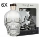 (6 BOTTLES) Vodka Cristal Head - 70cl - Gift Box