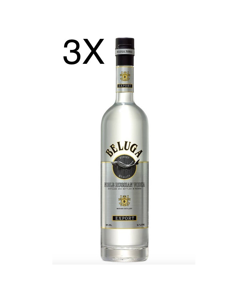 (3 BOTTIGLIE) Beluga - Noble Russian Vodka - 70cl