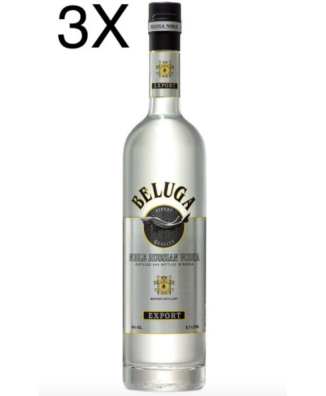 (3 BOTTIGLIE) Beluga - Noble Russian Vodka - 70cl