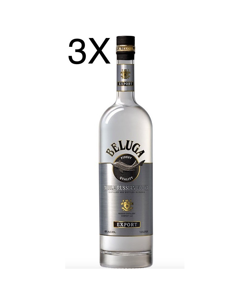 (3 BOTTIGLIE) Beluga - Noble Vodka - 100cl