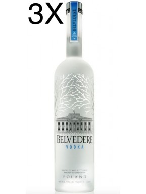 (3 BOTTIGLIE) Belvedere - Vodka - 100cl - 1 litro