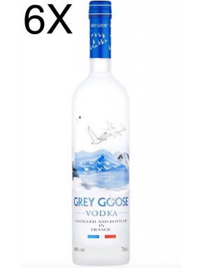 (6 BOTTLES) Grey Goose Vodka - 70 cl 