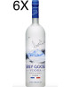 (6 BOTTLES) Grey Goose Vodka - 100cl 