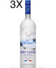 (3 BOTTLES) Grey Goose Vodka - 100cl 