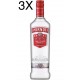 (3 BOTTLES) Smirnoff - Vodka - 100cl