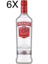 (6 BOTTLES) Smirnoff - Vodka - 100cl