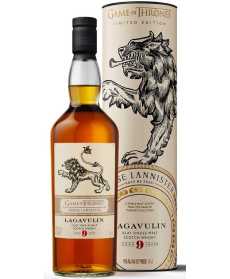 Lagavulin - Lannister - 9 Years Old - Whisky Single Malt - Limited Edition - Game of Throne - 70cl