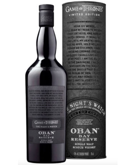 Whisky Game of Thrones, Oban Bay Reserve - Guardiani della Notte - Single Malt Scotch Whisky - Trono di spade - Shop