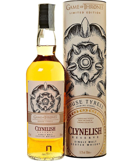 Whisky Game of Thrones, Clynelish Reserve - House Tyrell - Single Malt Scotch Whiskey - Game of Thrones - Shop Whisky Game of Thrones, Clynelish Reserve - House Tyrell - Single Malt Scotch Whiskey - Game of Thrones - Shop