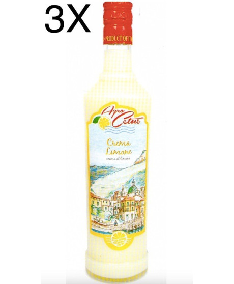 (3 BOTTLES) Lemon Cream - Agrocetus - 70cl