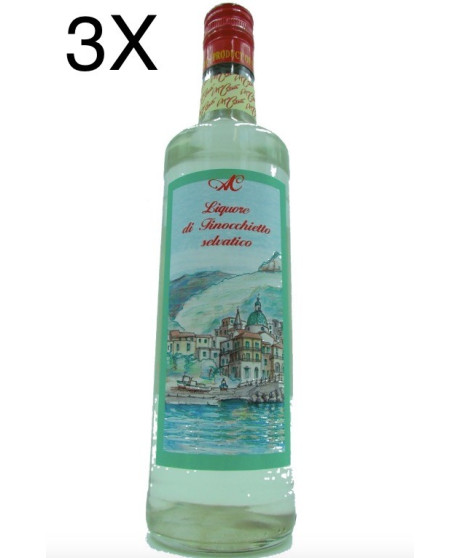 (3 BOTTLES) Liquor Fennel - Agrocetus - 70cl