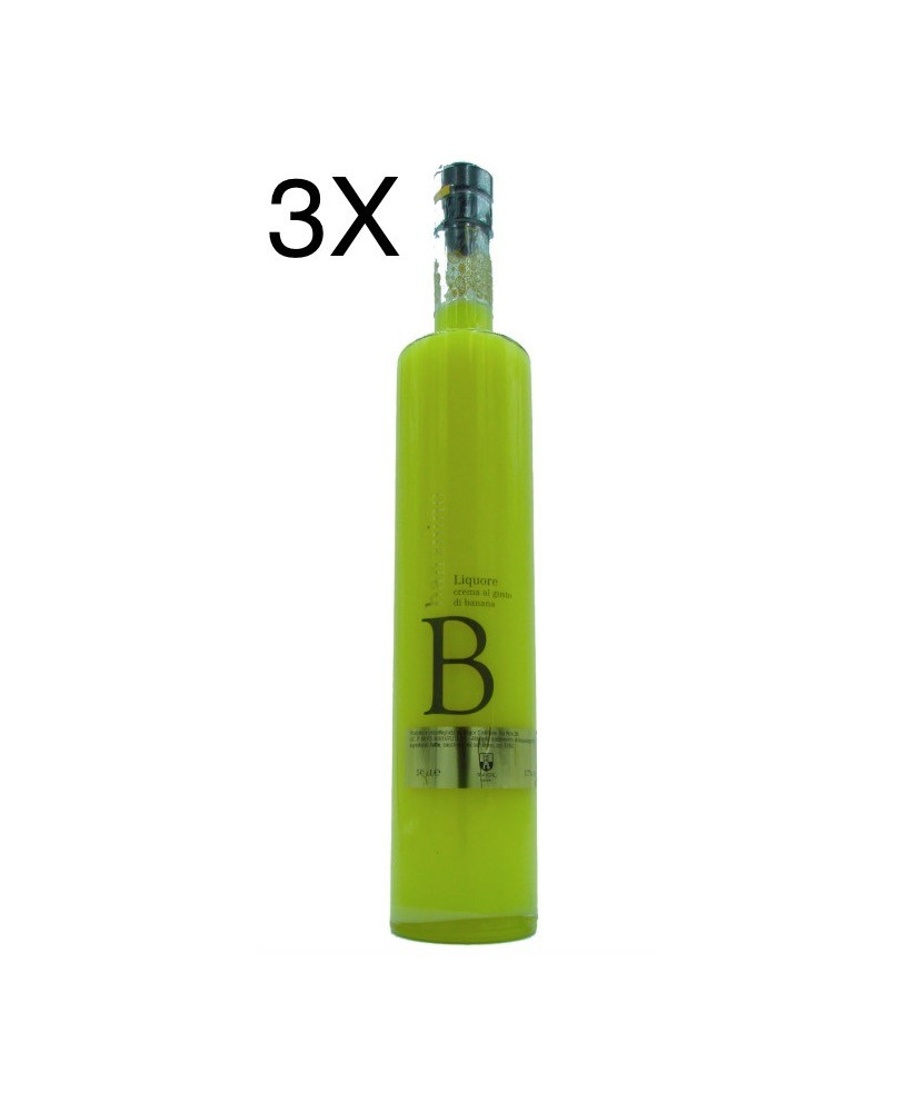 (3 BOTTLES) Major - Bananino - Banana Cream - 50cl