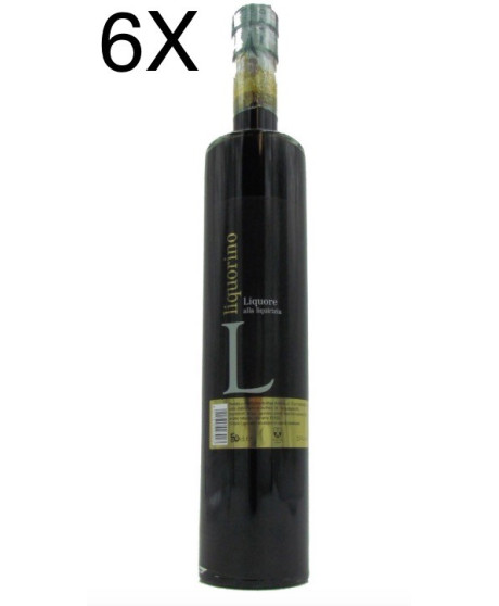 (6 BOTTLES) Major - Licorice Liqueur - Liquirino - 50cl