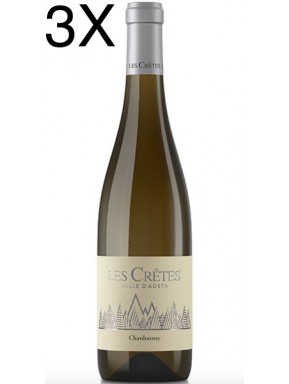 (3 BOTTLES) Les Cretes - Chardonnay 2023 - Valle d'Aosta DOP - 75cl