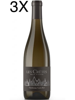 (3 BOTTLES) Les Cretes - Chardonnay Cuvée Bois 2021 - Valle d'Aosta DOP - 75cl