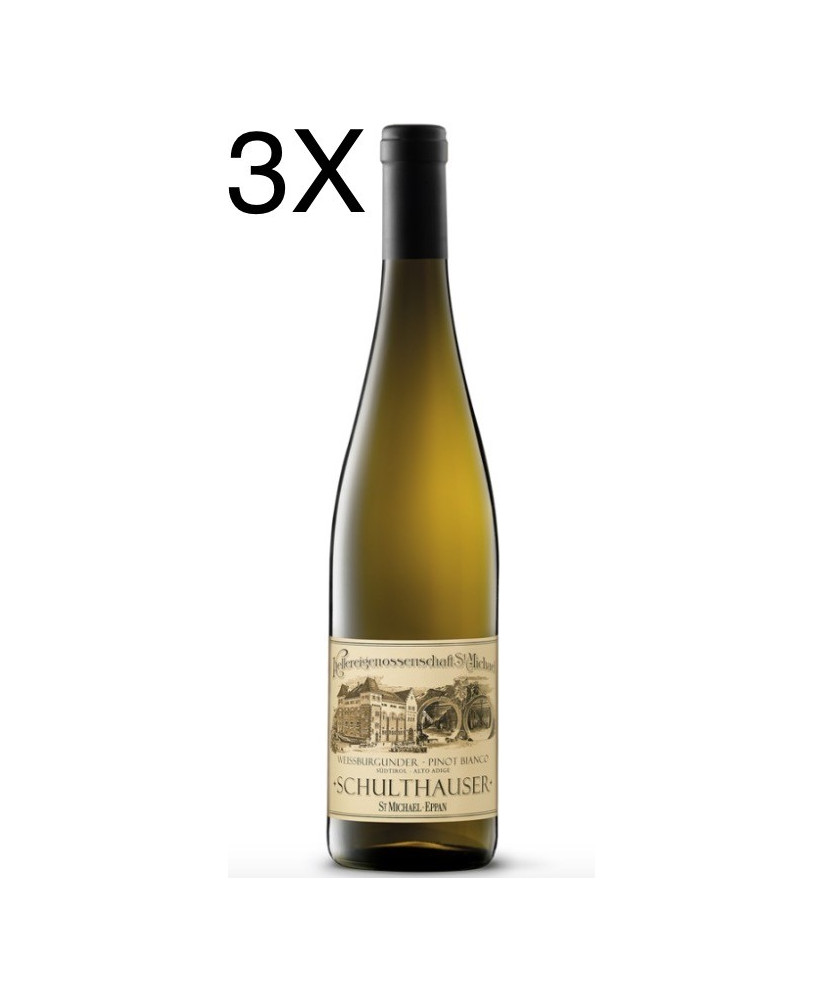 (3 BOTTIGLIE) St. Michael Eppan - Pinot Bianco Schulthauser 2022 - Alto Adige DOC - 75cl