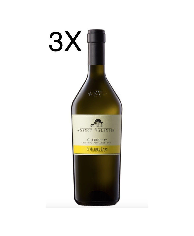 (3 BOTTIGLIE) Sanct Valentin - Chardonnay 2021 - Alto Adige DOC - 75cl