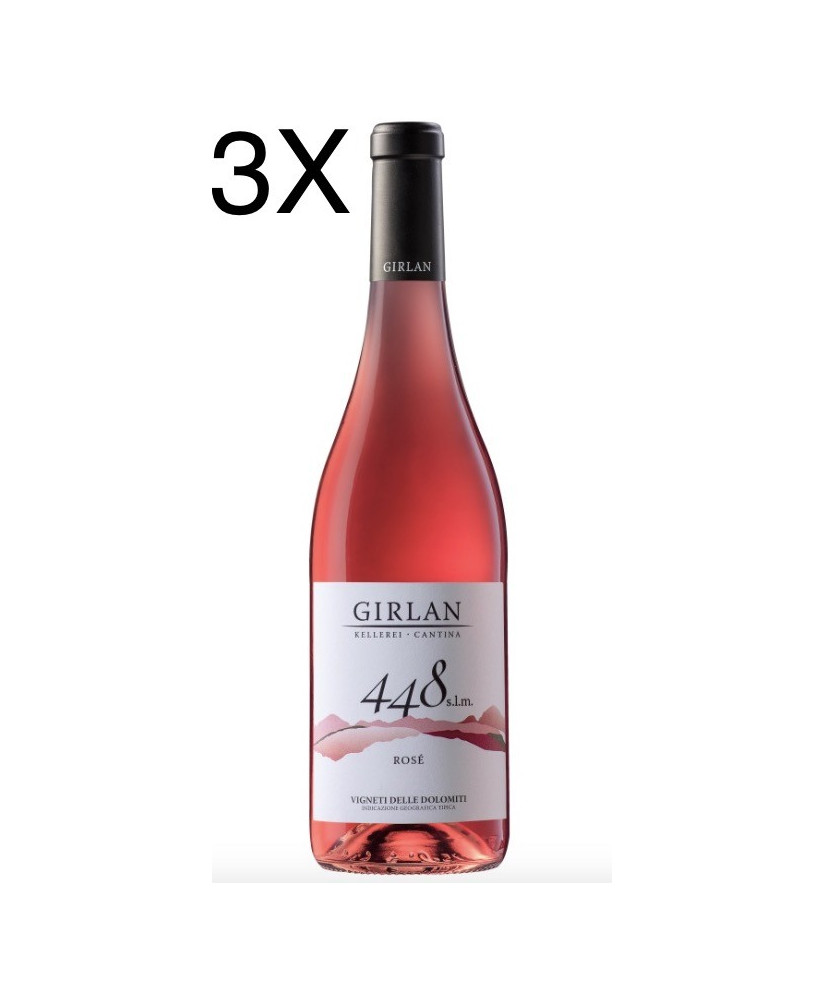 Girlan 448 Rose' - Vendita online vino rosè trentino Girlan 448 slm - Prezzi scontati vini rosati trentini - Shop Girlan