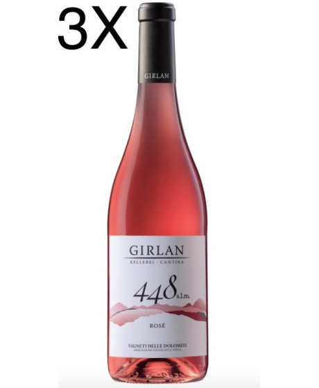 (3 BOTTIGLIE) Girlan - 448 s.l.m. 2022 - Rosè - Dolomiti IGT - 75cl