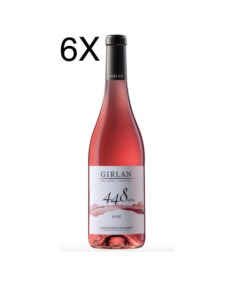 (6 BOTTIGLIE) Girlan - 448 s.l.m. 2022 - Rosè - Dolomiti IGT - 75cl