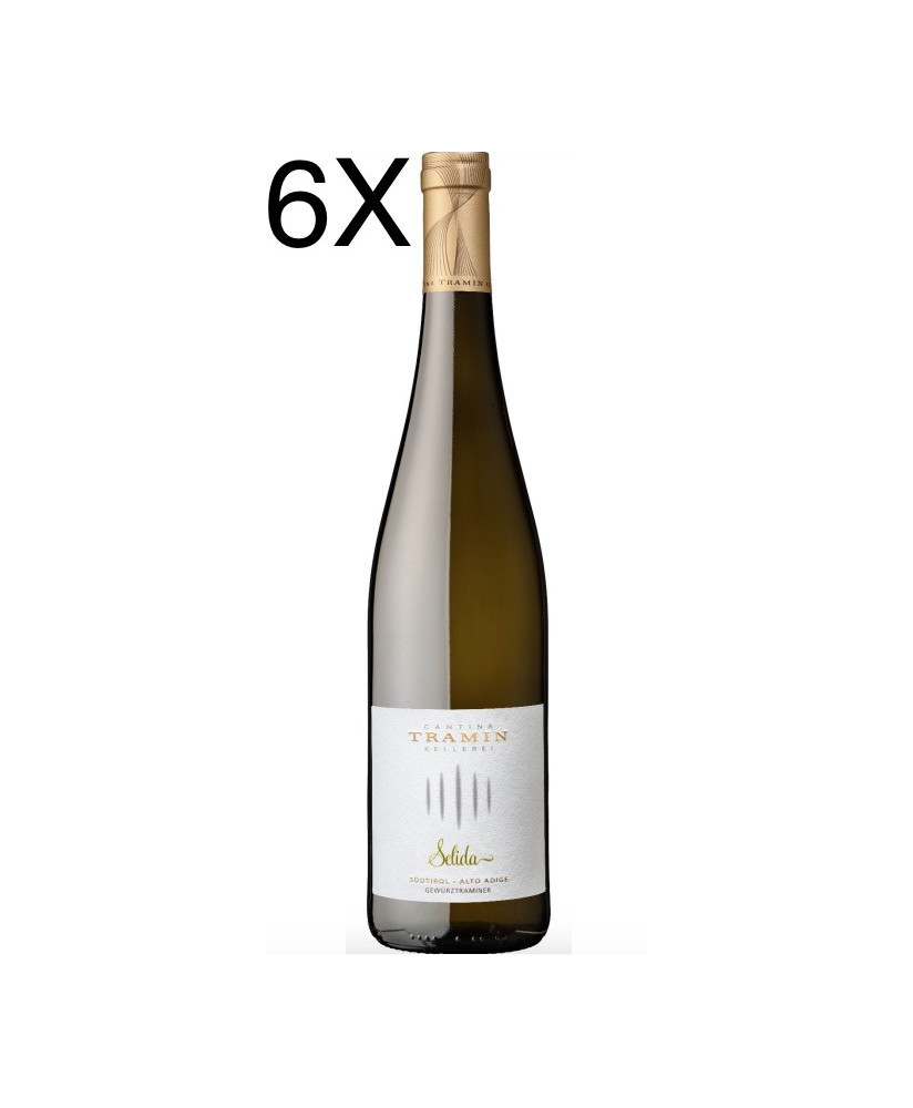 Vendita online vini cantina Tramin, Gewurztraminer Selida Sudtirol Alto Adige DOC. Miglior prezzo on line vino trentino