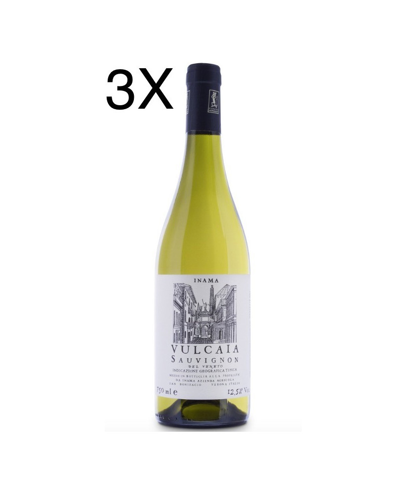 Vendita online vini del veneto Inama, Vulcaia Sauvignon IGT. Shop on-line Vulcaia, vino bianco profumato San Bonifacio.