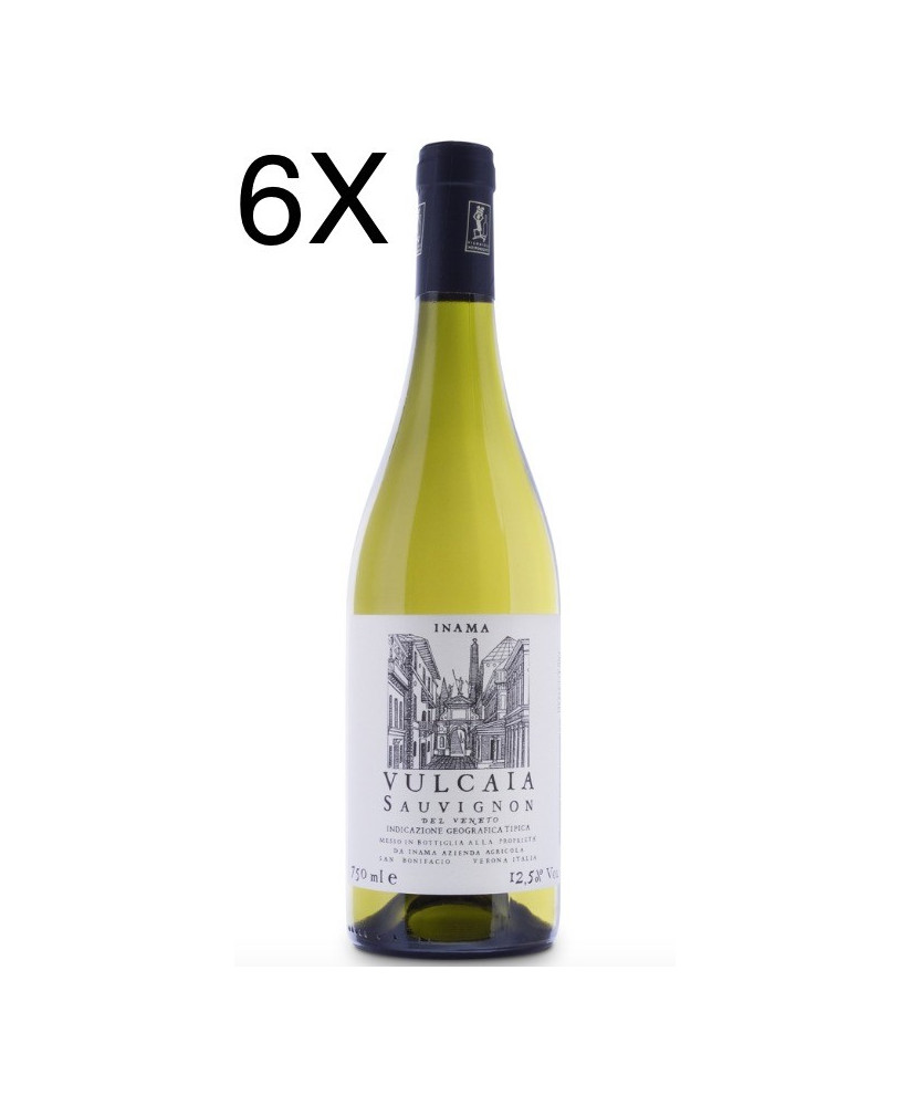 Vendita online vini del veneto Inama, Vulcaia Sauvignon IGT. Shop on-line Vulcaia, vino bianco profumato San Bonifacio.