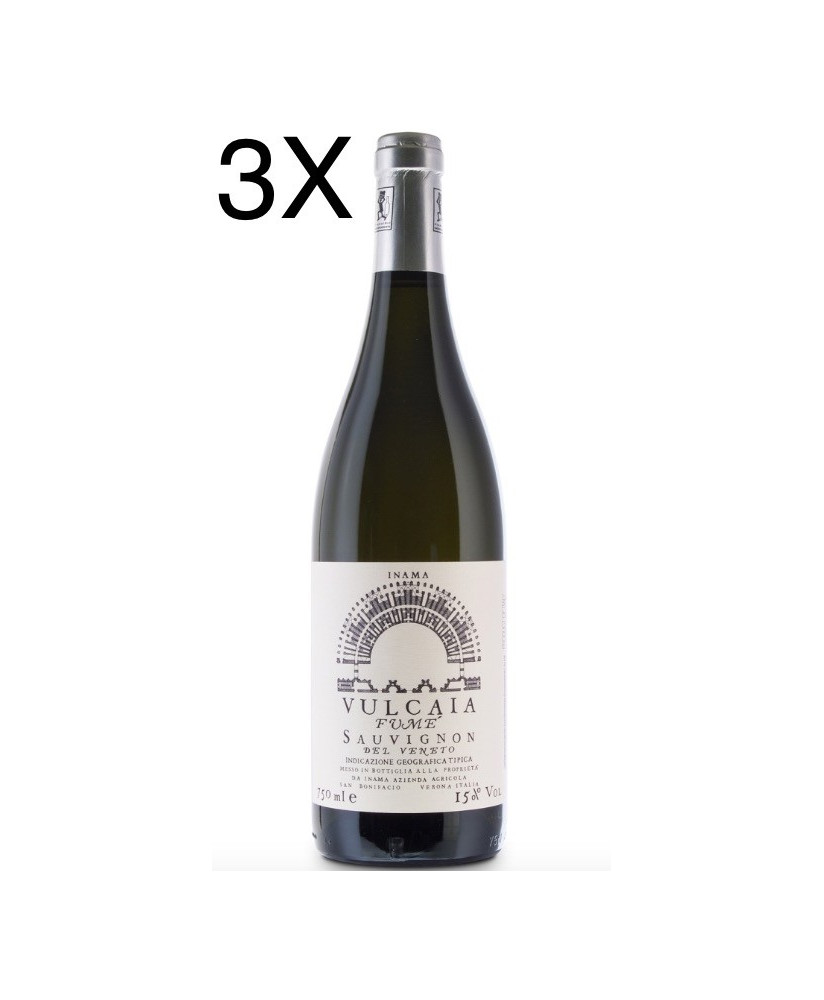 Vendita online vini del veneto Inama, Vulcaia Fumé Sauvignon IGT. Shop on-line Vulcaia, vino bianco profumato San Bonifacio.