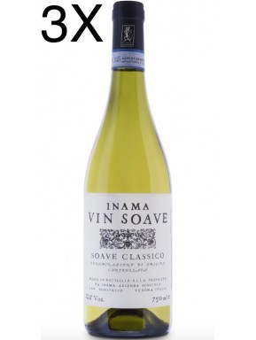 (3 BOTTIGLIE) Inama - Vin Soave 2022 - Soave Classico DOC - 75cl - Tappo a Vite