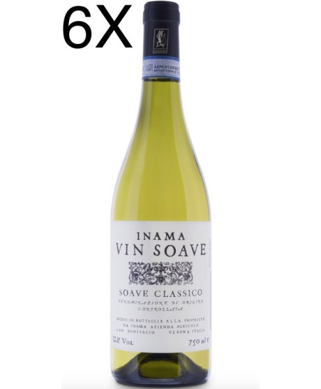 (6 BOTTLES) Inama - Vin Soave 2022 - Soave Classico DOC - 75cl - cork free