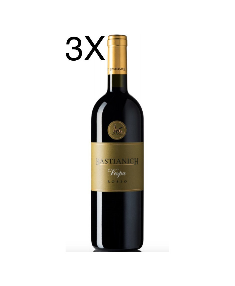 Vendita online vini Joe Bastianich, Vespa rosso Venezia Giulia IGT, merlot, refosco e cabernet. Shop on-line vini rossi di quali