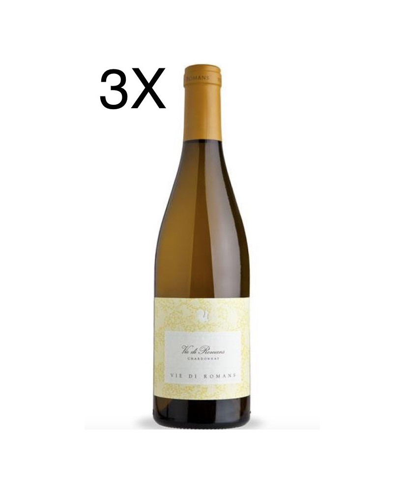 (3 BOTTIGLIE) Vie di Romans - Chardonnay 2022 - Friuli Isonzo Rive Alte DOC - 75cl