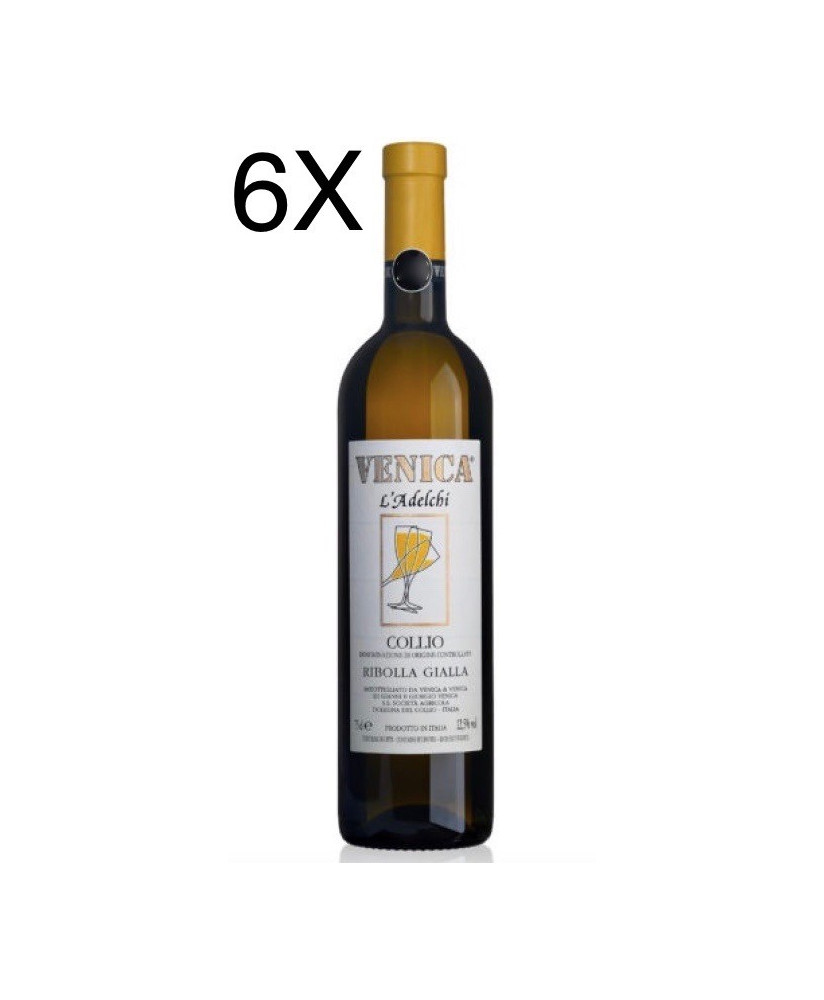 (6 BOTTIGLIE) Venica - Collio - L'Adelchi 2022 - Ribolla Gialla - DOC Collio - 75cl