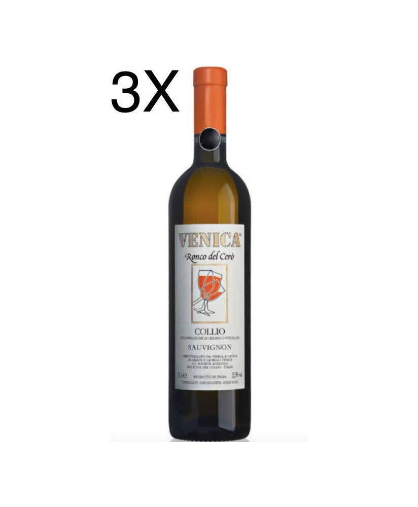 (3 BOTTIGLIE) Venica - Ronco del Cerò 2022 - Sauvignon DOC Collio - 75cl