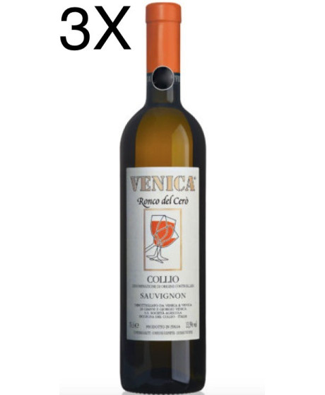 (3 BOTTIGLIE) Venica - Ronco del Cerò 2022 - Sauvignon DOC Collio - 75cl