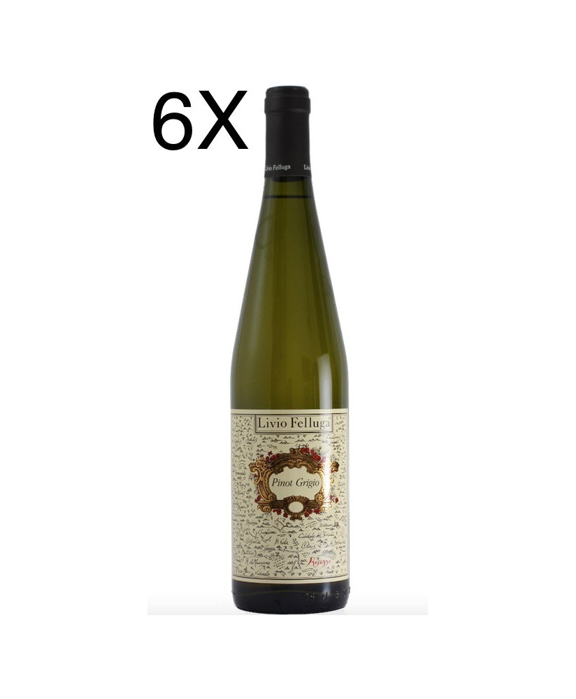 (6 BOTTIGLIE) Livio Felluga - Pinot Grigio 2022 - Friuli Colli Orientali DOC - 75cl