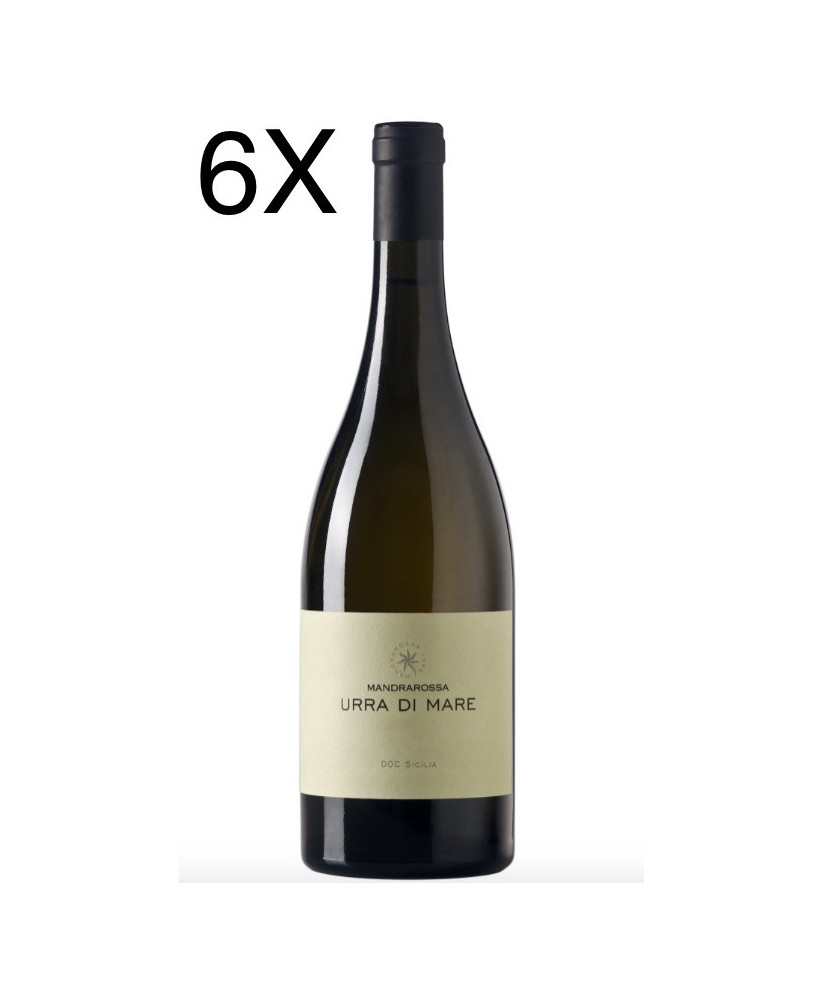 (6 BOTTIGLIE) Mandrarossa - Urra di Mare 2020 - Sauvignon Blanc - Bianco Sicilia DOC - 75cl