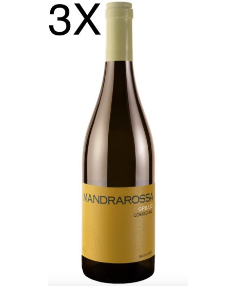 (3 BOTTIGLIE) Mandrarossa - Grillo 2020 - Costadune - Bianco Sicilia DOC - 75cl