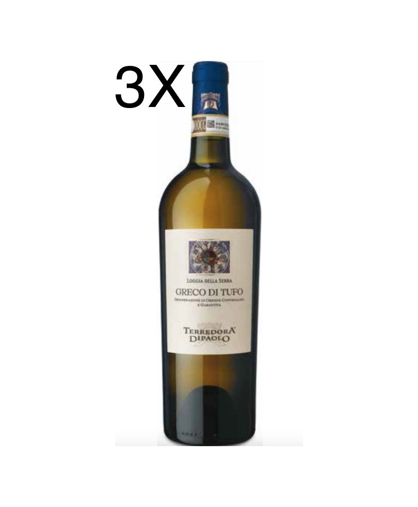 (3 BOTTLES) Terredora Di Paolo - Greco di Tufo 2022 - Loggia della Serra - DOCG - 75cl