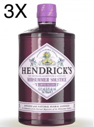 (3 BOTTLES) William Grant & Sons - Gin Hendrick' s  Midsummer Solstice - Limited Release - 70cl