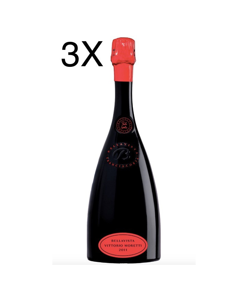 (3 BOTTLES) Bellavista - Vittorio Moretti 2013 - RISERVA FRANCIACORTA EXTRA BRUT - 75cl