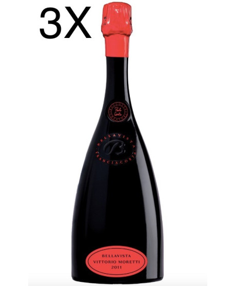 (3 BOTTIGLIE) Bellavista - Vittorio Moretti 2013 - RISERVA FRANCIACORTA EXTRA BRUT - 75cl