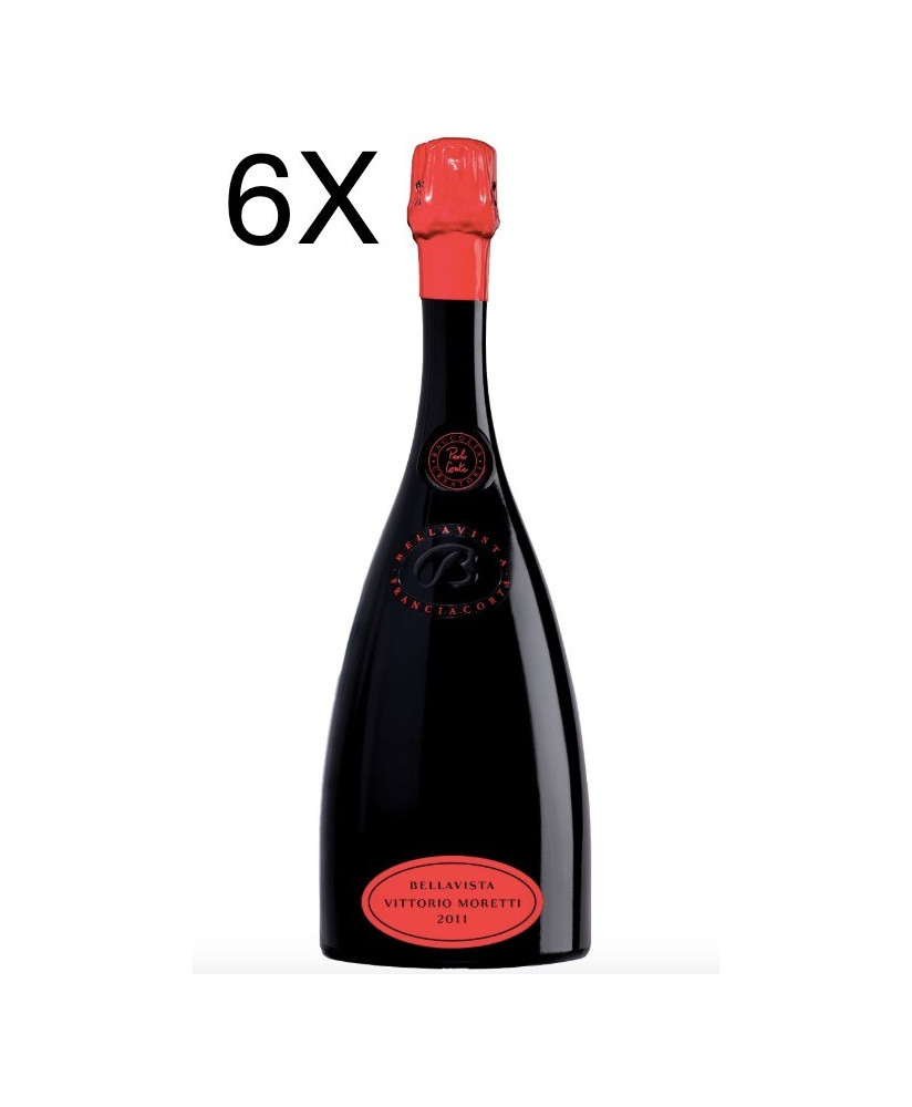 (6 BOTTLES) Bellavista - Vittorio Moretti 2013 - RISERVA FRANCIACORTA EXTRA BRUT - 75cl