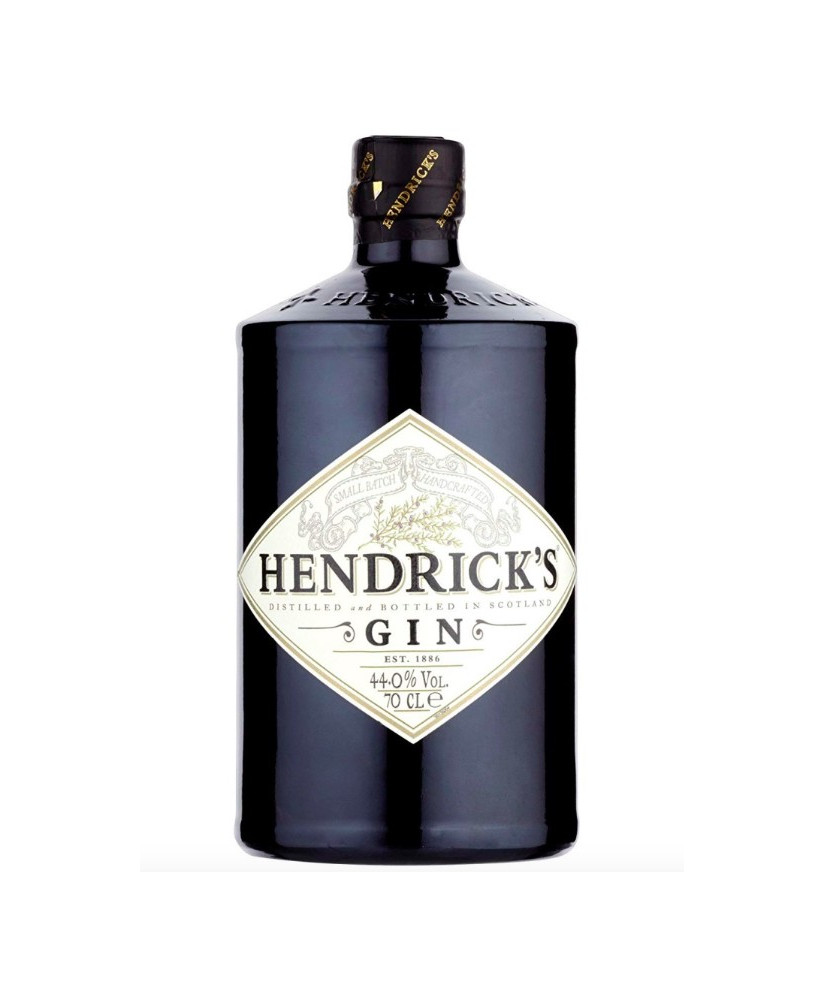 Vendita online Gin Hendrick's prodotto in Scozia da William Grant & Sons con l'utilizzo di bacche di ginepro Italiano. Shop on l
