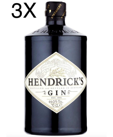 (3 BOTTIGLIE) William Grant & Sons - Gin Hendrick's - 70cl