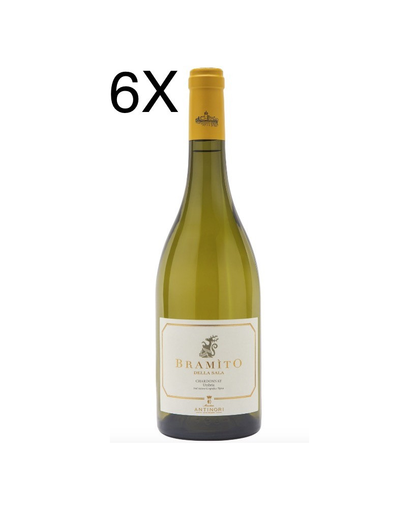 (6 BOTTIGLIE) Antinori - Bramito della Sala 2022 - Chardonnay - Castello della Sala - Umbria IGT - 75cl