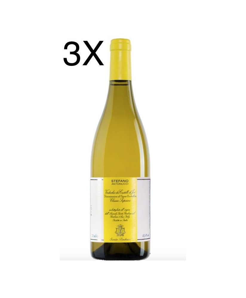 (3 BOTTIGLIE) Santa Barbara - Stefano Antonucci Bianco 2021 - Verdicchio Superiore  DOC - 75cl