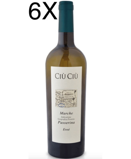 (6 BOTTIGLIE) Ciù Ciù - Passerina Evoè 2023 - Marche IGP - 75cl